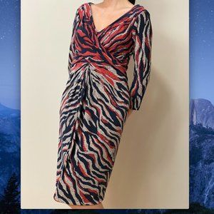 🐅ANNE KLEIN tiger dress